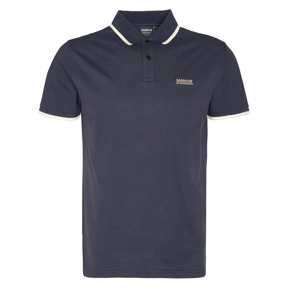 Barbour International Rider Tipped Short-Sleeved Polo Shirt